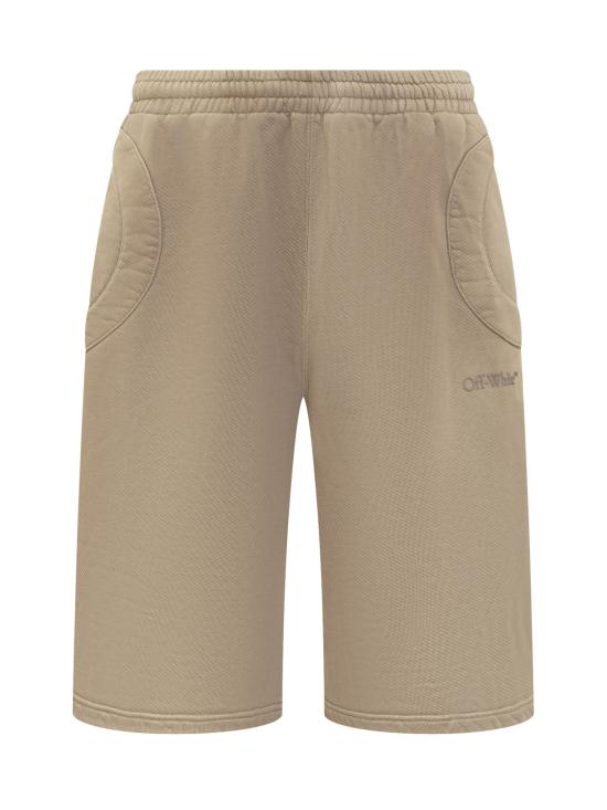  오프화이트 숏팬츠 OMCI017F23FLE002 6161 BEIGE