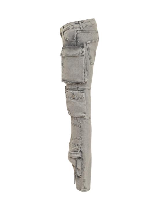  디 아티코 데님 팬츠 241WCP113D070 607 LIGHT GREY - THE ATTICO