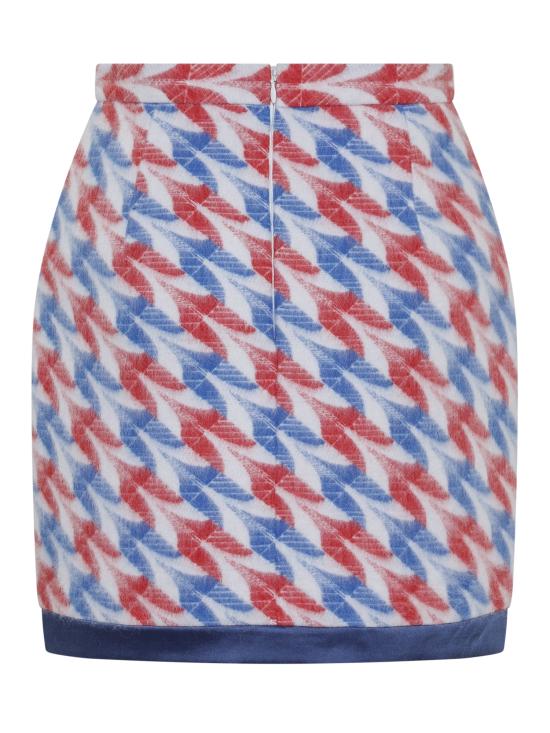  카사블랑카 스커트 WF22SK034 04 AVIATION HOUNDSTOOTH - CASABLANCA