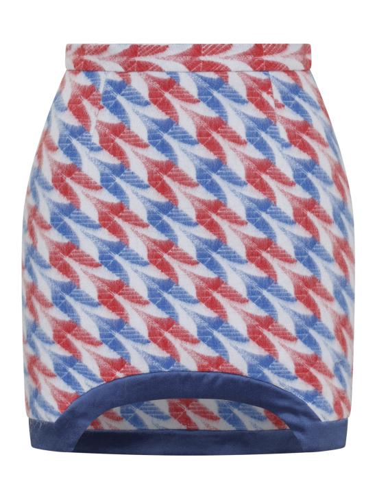  카사블랑카 스커트 WF22SK034 04 AVIATION HOUNDSTOOTH