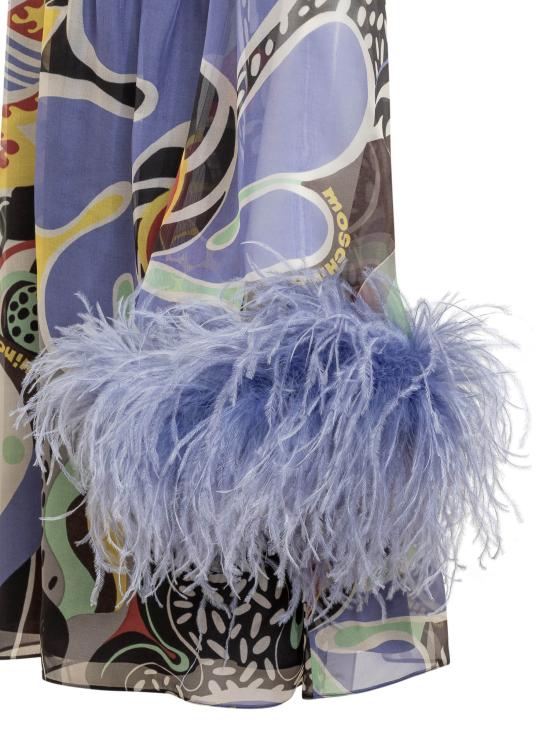  모스키노 숏 원피스 04460553 2555 FANTASIA NERO - MOSCHINO