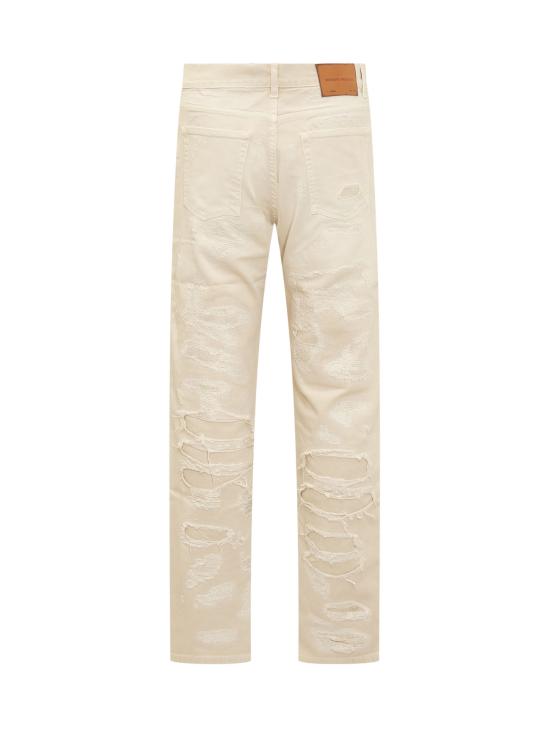  헤론 프레스톤 스트레이트 팬츠 HMYA011F23FAB001 0400 IVORY - HERON PRESTON