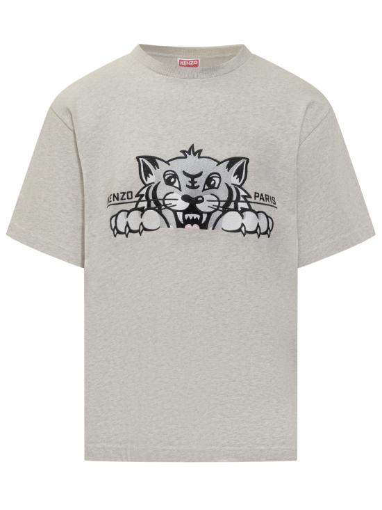 25SS 겐조 반팔 티셔츠 FF55TS5264SI 93 PALE GREY