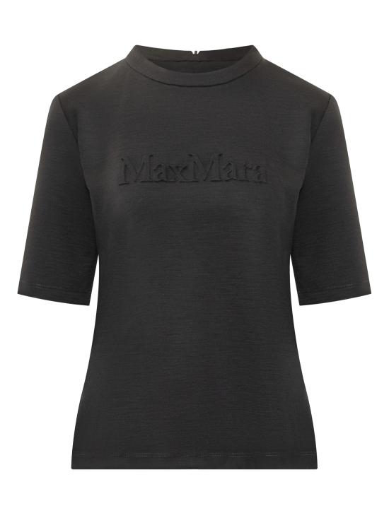 25SS 막스마라 반팔 티셔츠 2511941048600 003 BLACK