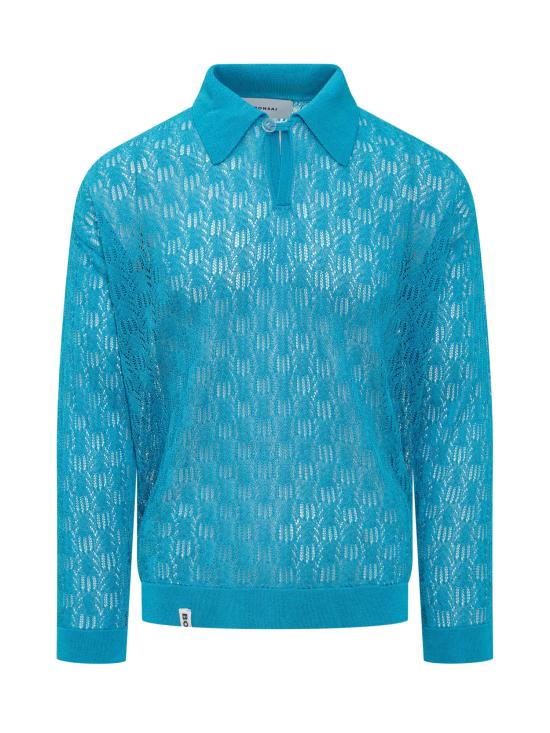  본사이 후드 티셔츠 KN001001 AZURE