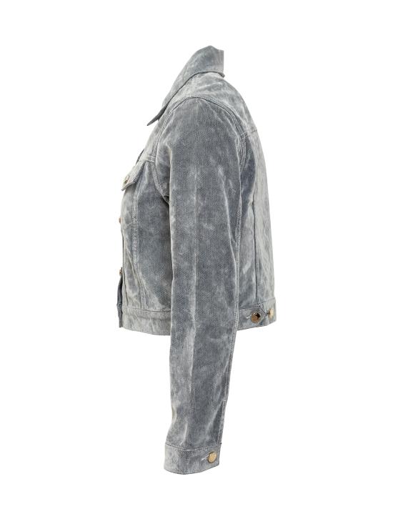 24FW 카사블랑카 자켓 WF24JK025 02 PEACH - CASABLANCA