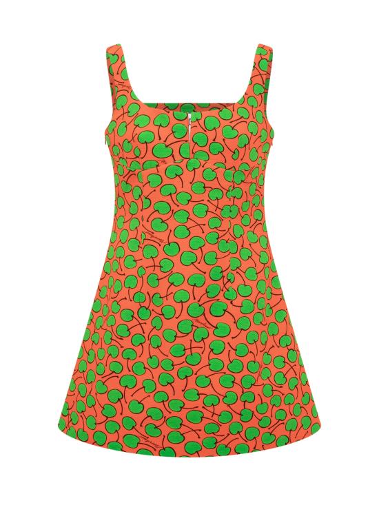  모스키노 숏 원피스 04170560 1127 FANTASIA ROSSO