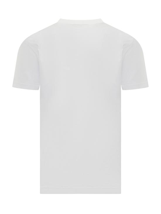 25FW 돌체앤가바나 반팔 티셔츠 G8PT1TG7F2I W0800 BIANCO OTTICO - DOLCE & GABBANA