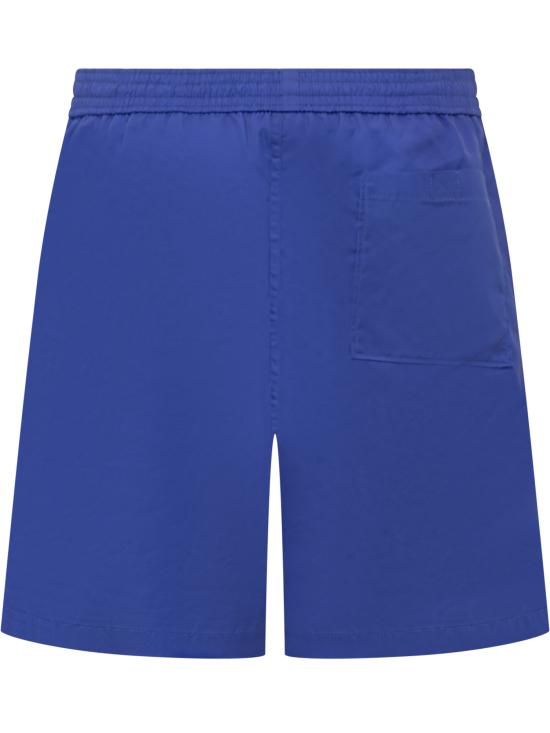  오프화이트 숏팬츠 OMFD008S24FAB002 4600 NAUTICAL BLUE - OFF WHITE