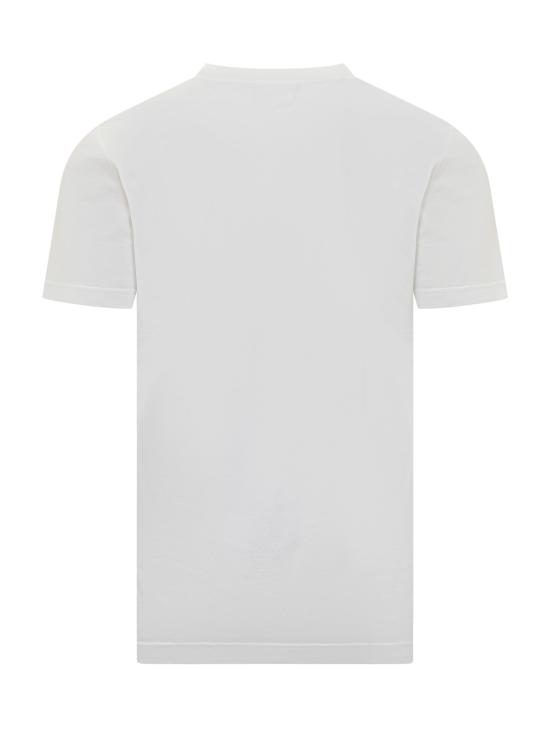 25FW 돌체앤가바나 프린트 코튼 티셔츠 G8RN8TG7O9Y W0800 BIANCO OTTICO - DOLCE & GABBANA