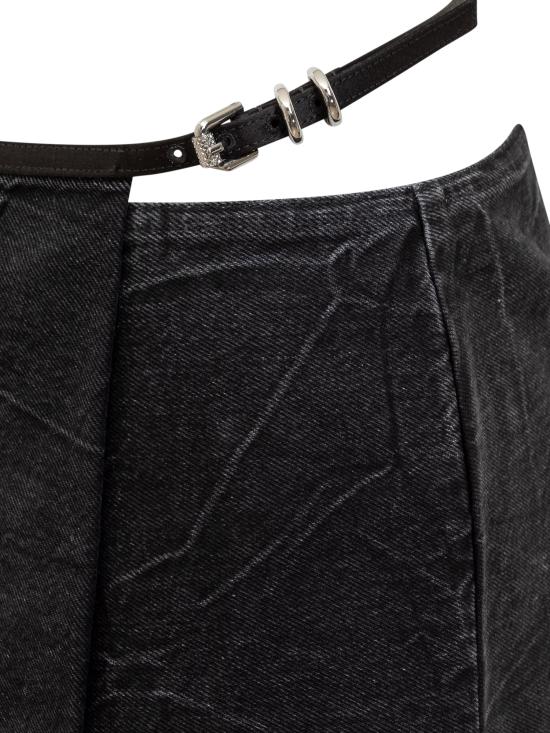  지방시 숏 스커트 BW40UB5Y3P 001 BLACK - GIVENCHY