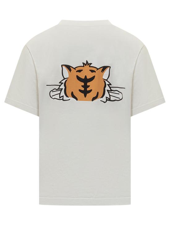 25FW 겐조 반팔 티셔츠 FF65TS4514SG 02 OFF WHITE - KENZO