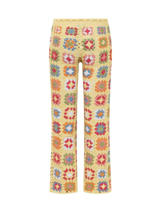  믹스익 스트레이트 팬츠 CAENX21WS1231PCT1PANTS YELLOW GIALLO PAGLIA - MIXIK