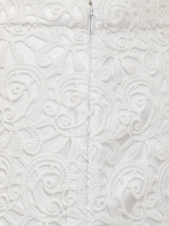  버버리 미디 스커트 8067787 A1462 OPTIC WHITE - BURBERRY