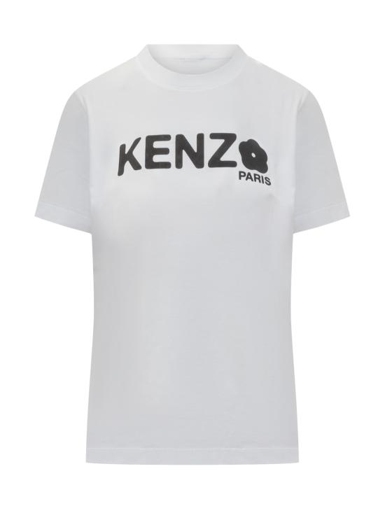 25FW 겐조 반팔 티셔츠 FF52TS1574SO 01 WHITE