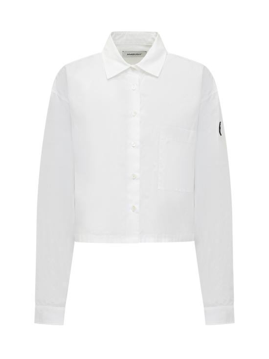  엠부시 셔츠 BWGE004F24FAB001 0100 BLANC DE BLANC