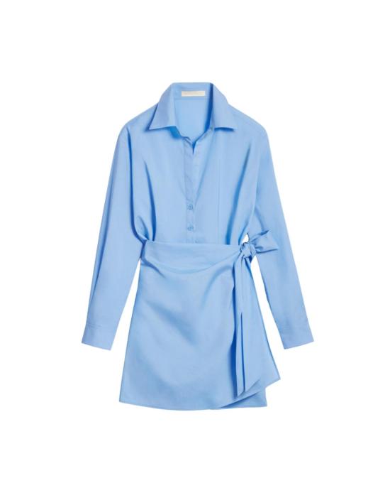  바네사브루노 숏 원피스 바네사 브루노 포글리아 드레스 블루에