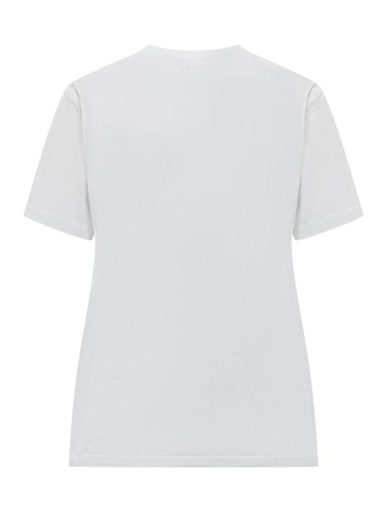 25FW 엠에스지엠 반팔 티셔츠 3941MDM87257798 47 OPTICAL WHITE - MSGM