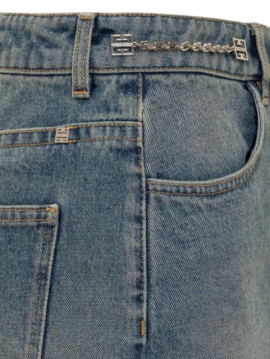  지방시 숏 스커트 BW40SQ5Y9N 420 MEDIUM BLUE - GIVENCHY