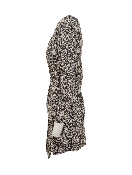  이자벨마랑에뚜왈 미디 원피스 23ARO0015FBA3J33E BKWH BLACK WHITE - ISABEL MARANT ETOILE