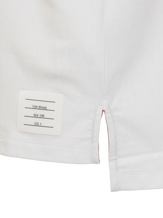  톰브라운 폴로 티셔츠 MJP196AJ0138 100 WHITE - THOM BROWNE