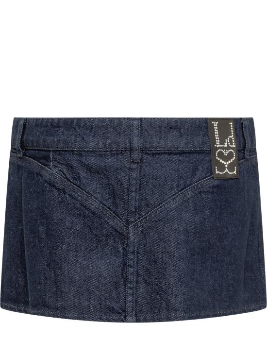  루도빅 드 생 세르넹 숏 스커트 AW23SK005WDEN001 BLUE - LUDOVIC DE SAINT SERNIN