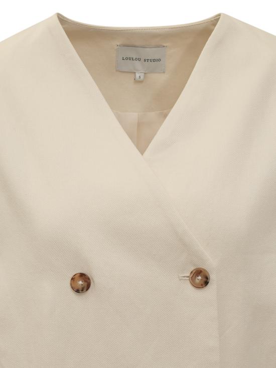  루루 드 세종 수트 자켓 ICHA FROSTIVORY FROST IVORY - LOULOU DE SAISON