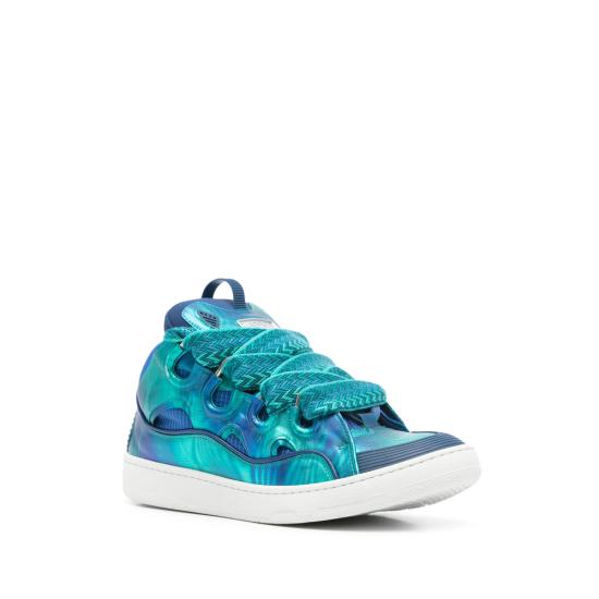 25SS 랑방 스니커즈 FUSKDK12MOIRP25 2040 BLUE GREEN - LANVIN