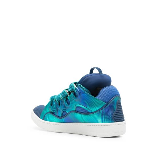 25SS 랑방 스니커즈 FUSKDK12MOIRP25 2040 BLUE GREEN - LANVIN