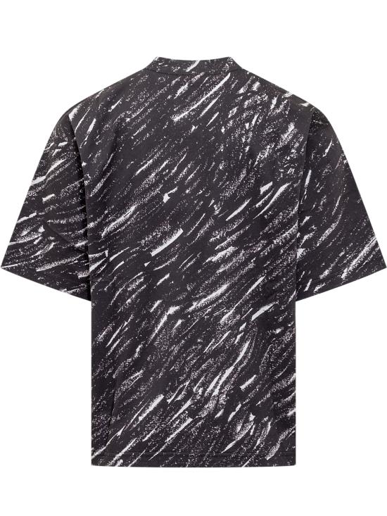  마르니 반팔 티셔츠 HUMU0223CPUSS018 CRN99 NERO - MARNI