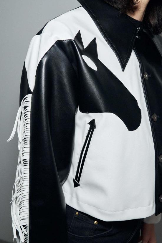  Fashion Brand Company 가죽 자켓 패션 브랜드 컴퍼니 듀얼링 호스 재킷 - FASHION BRAND COMPANY