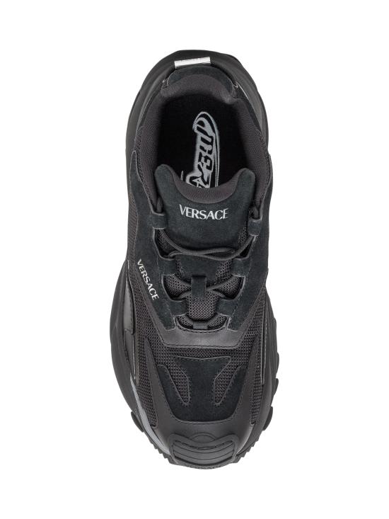 25SS 베르사체 스니커즈 10163061A12679 1B00B BLACK RUTHENIUM ULTRA BLACK - VERSACE