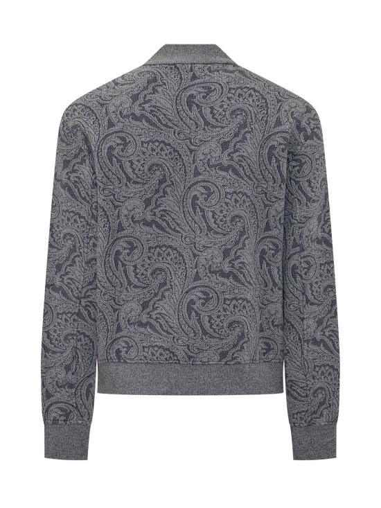 25FW 에트로 로고 디테일 봄버 자켓  MRBA001699JJ508 S8460 BLU - ETRO