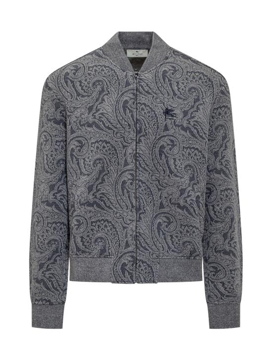 25FW 에트로 로고 디테일 봄버 자켓  MRBA001699JJ508 S8460 BLU