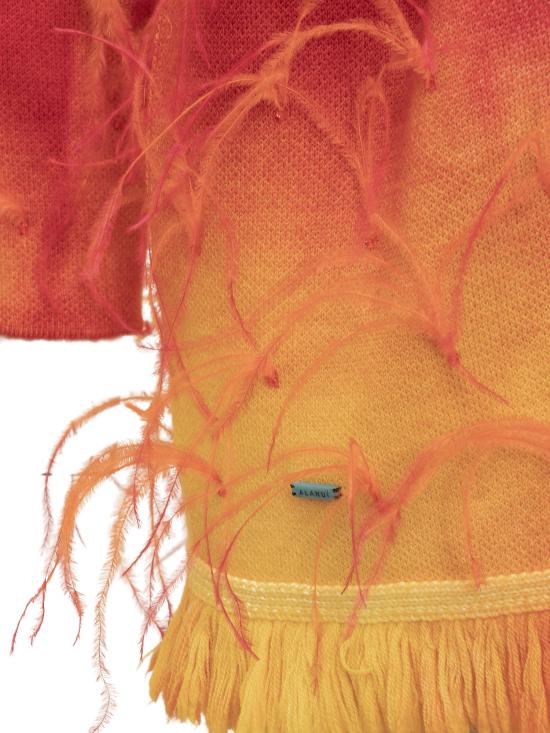  알라누이 가디건 LWHB064S23KNI017 3024 YELLOW ORANGE GLOSS - ALANUI