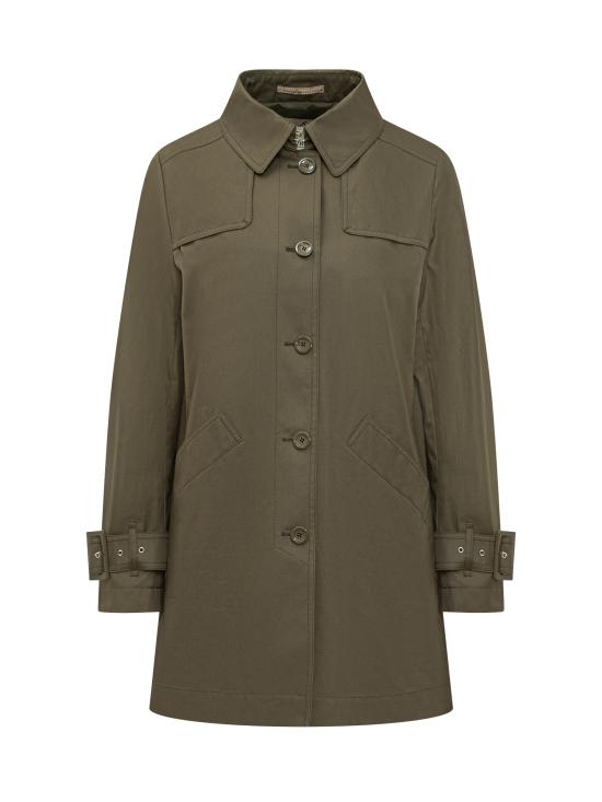 25SS 에르노 숏 트렌치 코트 GC000482D13218Z 7730 VERDE MILITARE