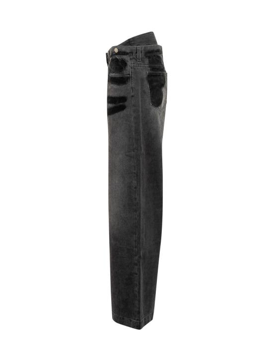 디 아티코 데님 팬츠 248WCP190D075 100 BLACK - THE ATTICO