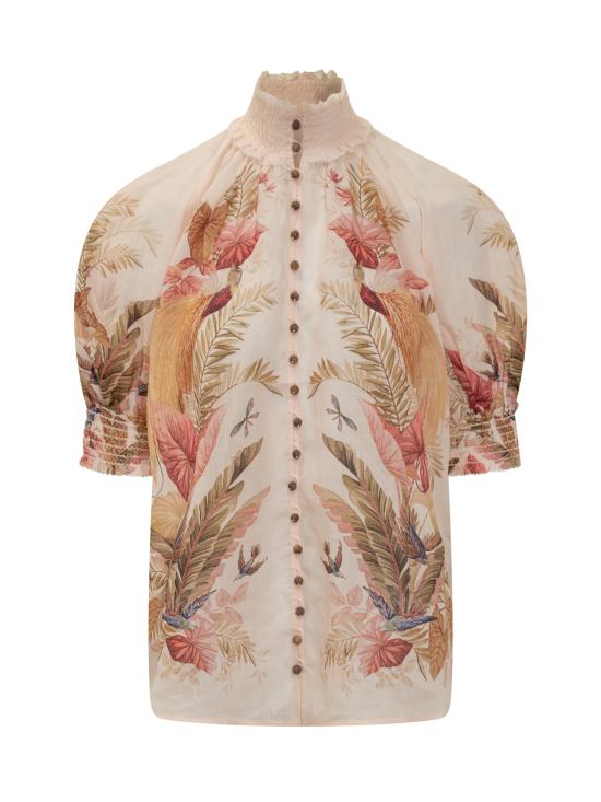 25FW 짐머만 블라우스 4556TSS253 CRMPLMFLO CREAM PALM FLORAL