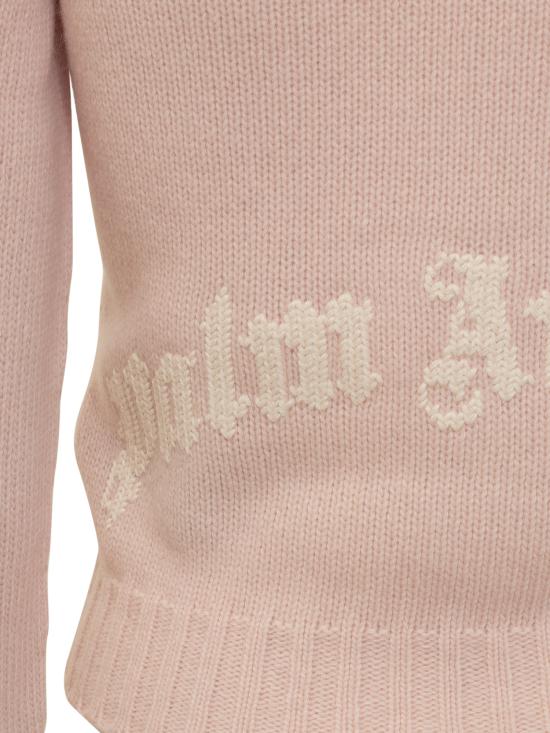  팜앤젤스 스웨터 PWHE051C99KNI001 3001 PINK WHITE - PALM ANGELS