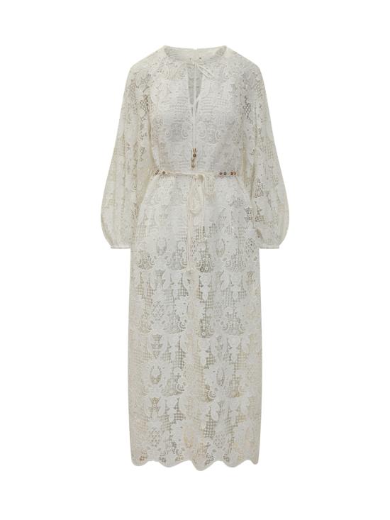 25FW 짐머만 미디 원피스 4561DSS254 IVO IVORY