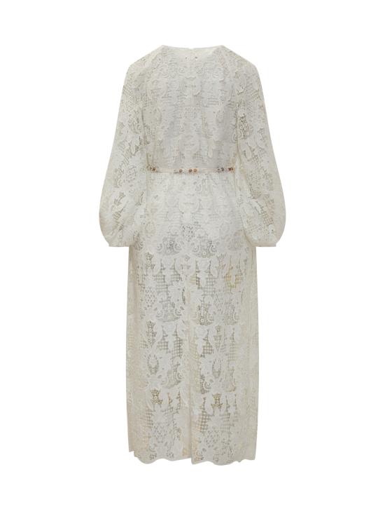 25FW 짐머만 미디 원피스 4561DSS254 IVO IVORY - ZIMMERMANN