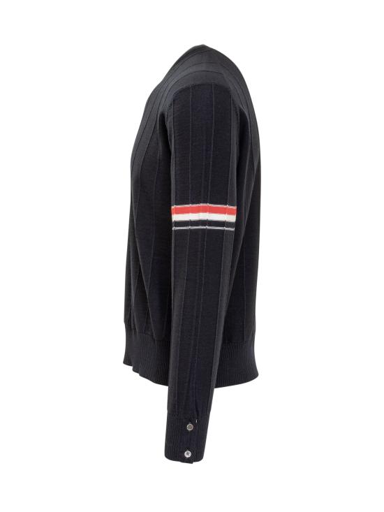  톰브라운 스웨터 MKA496AY1002 415 NAVY - THOM BROWNE