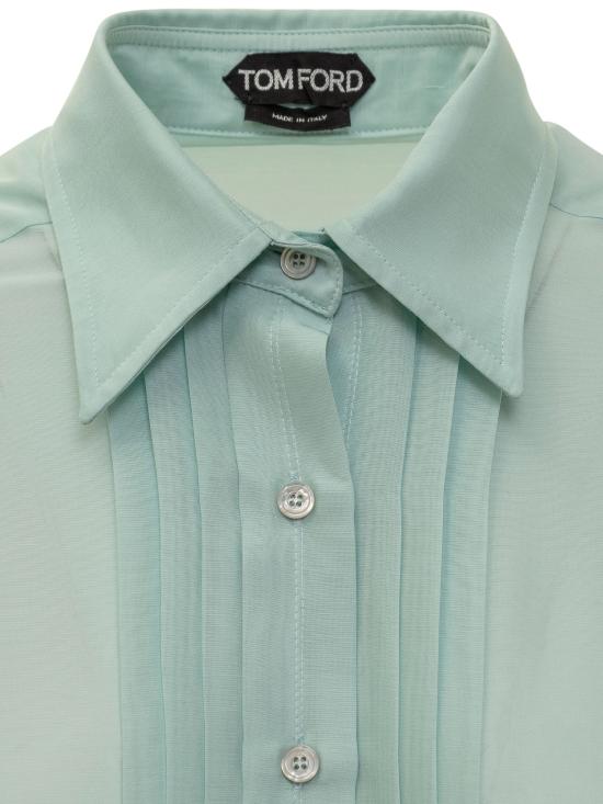  톰포드 셔츠 CA3254FAX1133 HB019 DUSTY AQUA - TOMFORD