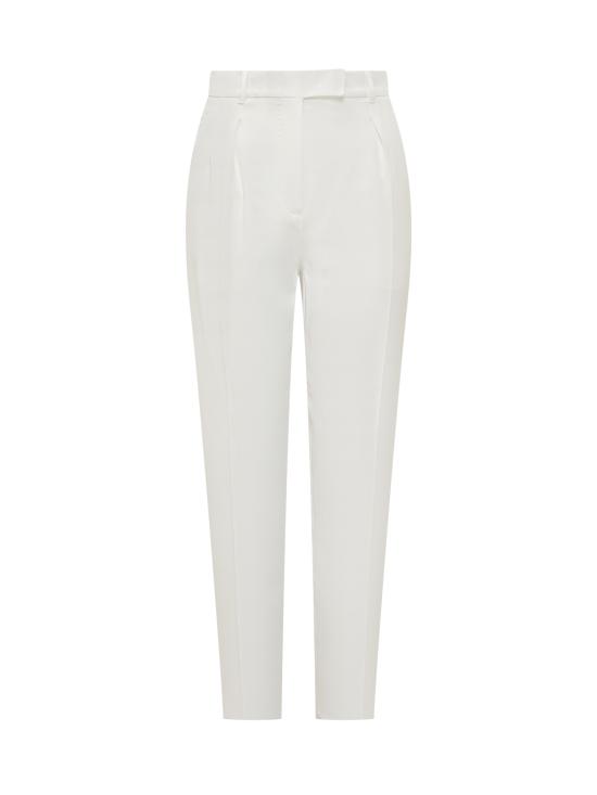 25SS 막스마라 스튜디오 스트레이트 팬츠 251631031600 009 BIANCO