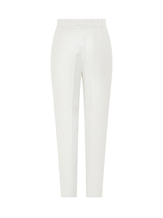 25SS 막스마라 스튜디오 스트레이트 팬츠 251631031600 009 BIANCO - MAX MARA STUDIO