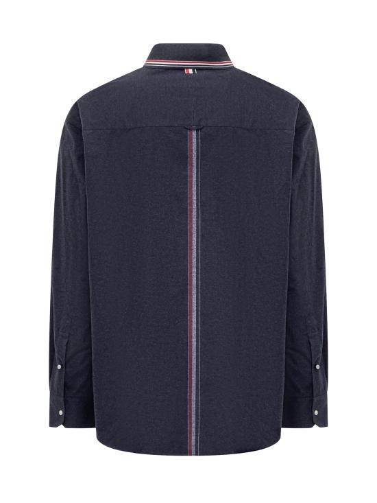  톰브라운 긴팔 셔츠 MWL407CF0351 415 NAVY - THOM BROWNE