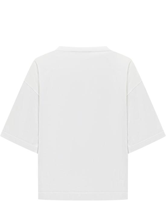 25FW 돌체앤가바나 반팔 티셔츠 F8V57TGDC7S W0800 BIANCO OTTICO - DOLCE & GABBANA