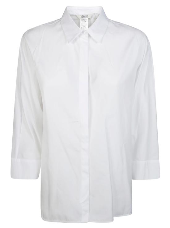 24FW 에스막스마라 블라우스 2429116071600 001 BIANCO