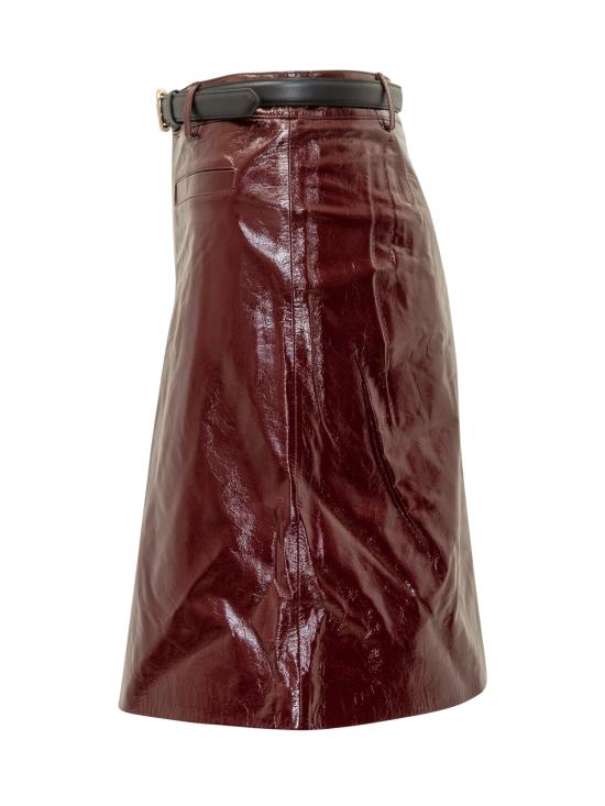 25FW 셀프 포트레이트 스커트 PF25091SKBU BURGUNDY - SELF PORTRAIT