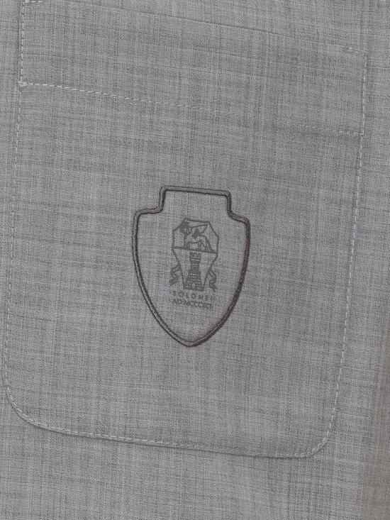 25FW 브루넬로 쿠치넬리 반팔 셔츠 MM6701301F CPY01 - BRUNELLO CUCINELLI